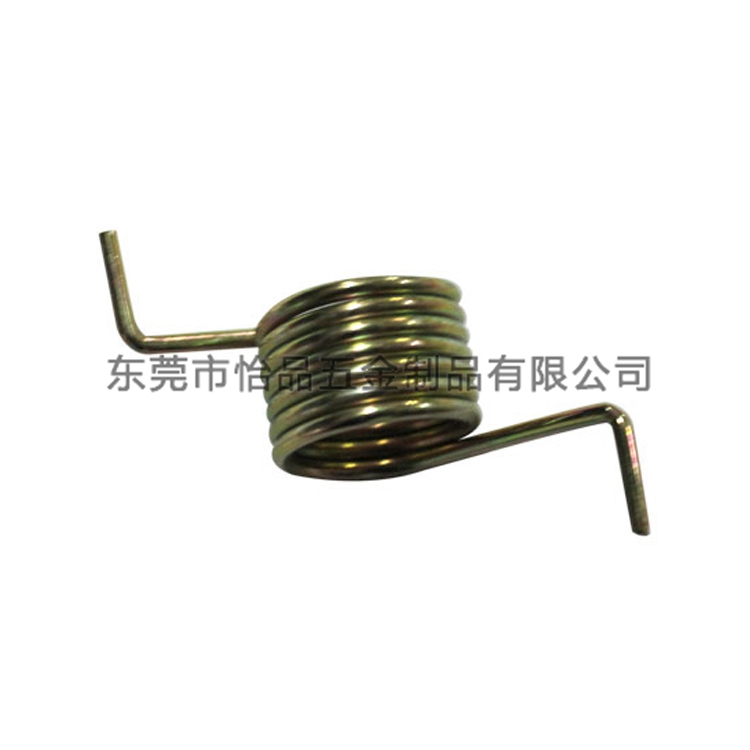 The automobile suspension helical double torsion spring